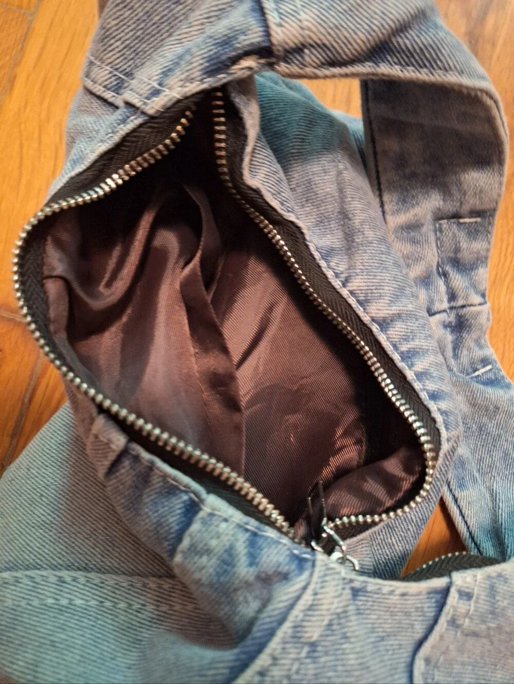 Vintage Denim Hobo Style Bag Purse Hippie Bohemian